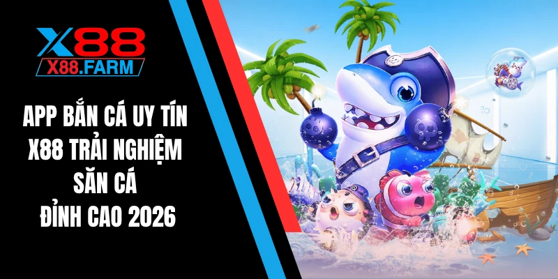 App bắn cá uy tín X88 mang đến thế giới đại dương 3D siêu thực. Tải ứng dụng X88 nhận ngay code khởi nghiệp, săn Boss cực đã và đổi thưởng nhanh chóng nhất.