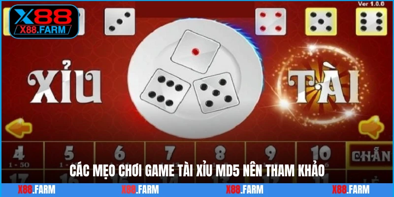 Các mẹo chơi game tài xỉu MD5 nên tham khảo