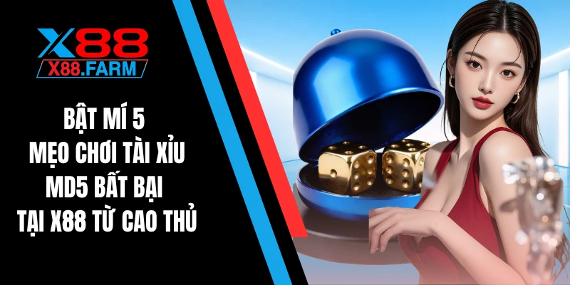 Bật mí 5 mẹo chơi tài xỉu MD5 bất bại tại X88 từ cao thủ