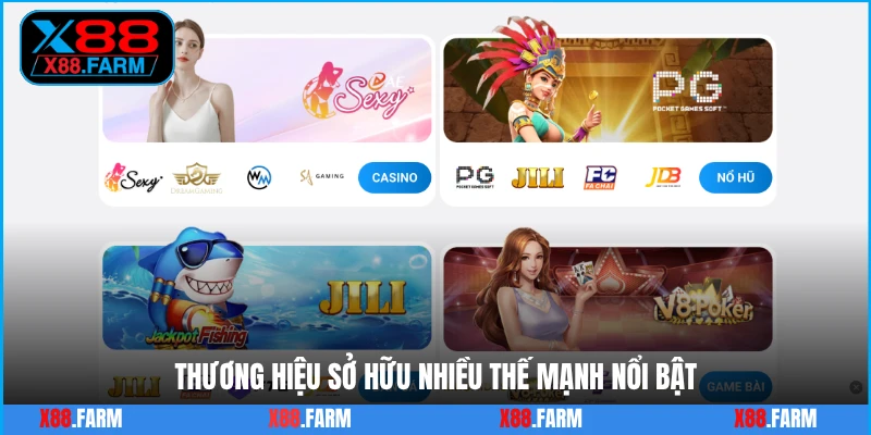Thương hiệu sở hữu nhiều thế mạnh nổi bật